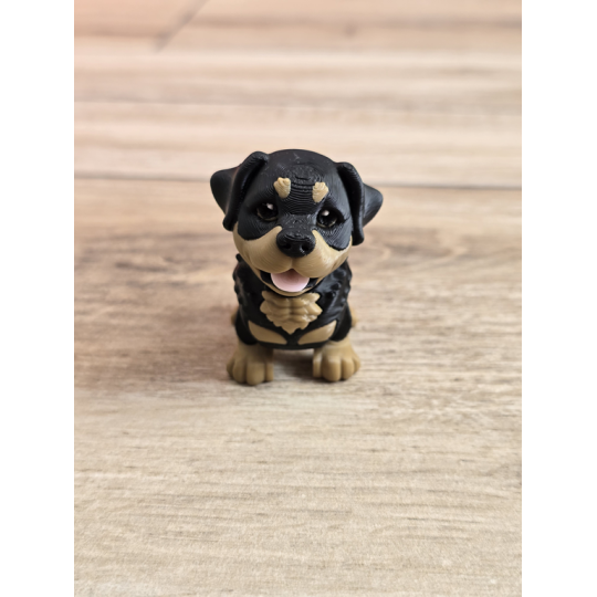 Figurka Mały Rottweiler 3D - Druk3d fidget mixGadzet