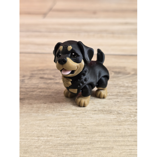 Figurka Mały Rottweiler 3D - Druk3d fidget mixGadzet