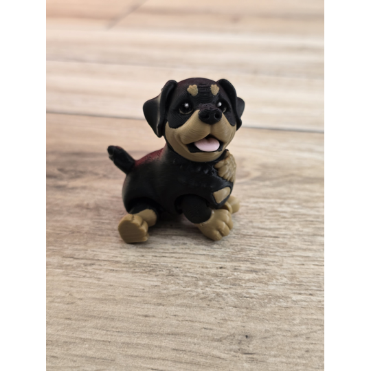 Figurka Mały Rottweiler 3D - Druk3d fidget mixGadzet