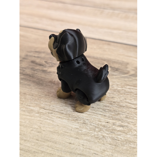 Figurka Mały Rottweiler 3D - Druk3d fidget mixGadzet