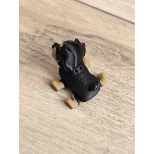 Figurka Mały Rottweiler 3D - Druk3d fidget mixGadzet