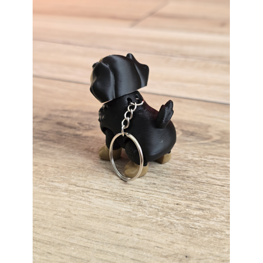 Breloczek Mały Rottweiler 3D - Brelok Druk3d fidget Keychain mixGadzet