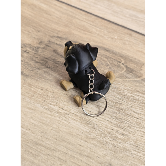 Breloczek Mały Rottweiler 3D - Brelok Druk3d fidget Keychain mixGadzet