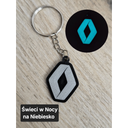Breloczek Renault - Świeci w Nocy! 3d - Druk3d fidget Keychain mixGadzet