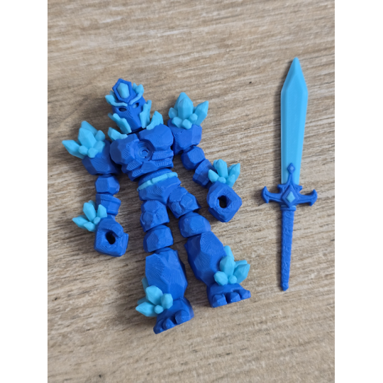 Figurka Żywiołaka Strażnika Mocy Wody 3d - Druk3d fidget mixGadzet