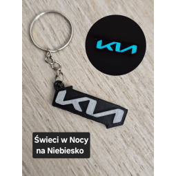 Breloczek KIA - Świeci w Nocy! 3d - Druk3d fidget Keychain mixGadzet