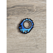 Diamentowy KeySpinner Minecraft 3d - Brelok Druk3d fidget Keyrambit