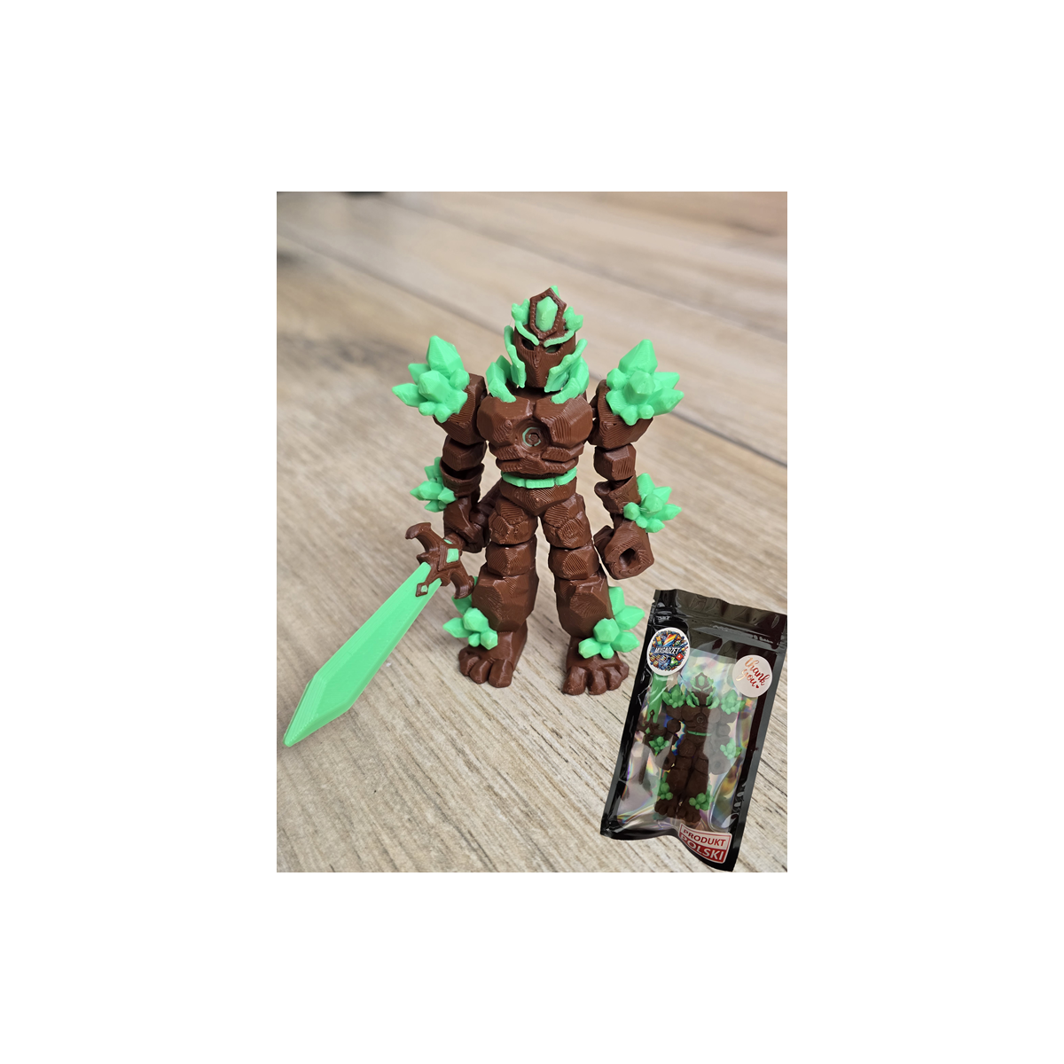 Figurka Żywiołaka Strażnika Mocy Ziemi 3d - Druk3d fidget mixGadzet