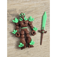 Figurka Żywiołaka Strażnika Mocy Ziemi 3d - Druk3d fidget mixGadzet