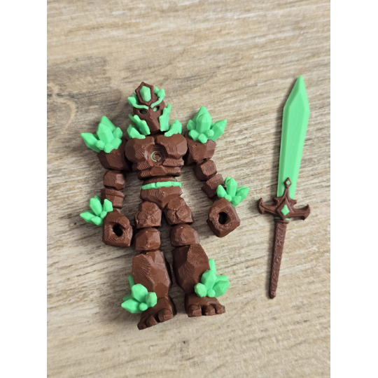 Figurka Żywiołaka Strażnika Mocy Ziemi 3d - Druk3d fidget mixGadzet