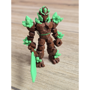 Breloczek Żywiołaka Strażnika Mocy Ziemi 3D - Brelok Druk3d fidget Keychain