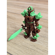 Breloczek Żywiołaka Strażnika Mocy Ziemi 3D - Brelok Druk3d fidget Keychain