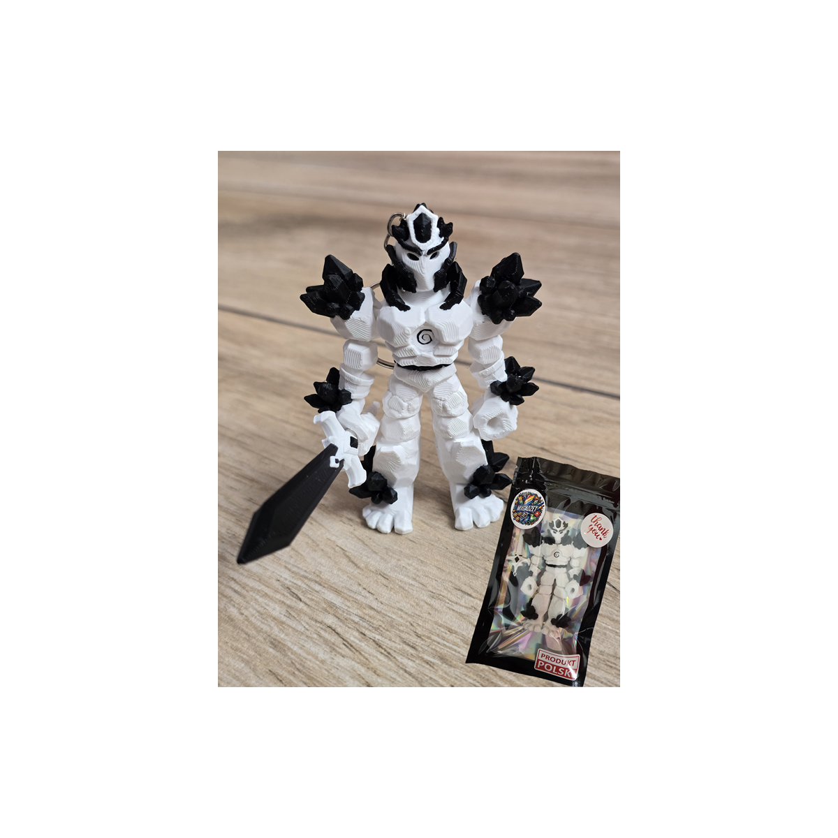 Breloczek Żywiołaka Strażnika Mocy Powietrza 3D - Druk3d fidget Keychain