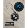 Breloczek BMW - Świeci w Nocy! 3d - Druk3d fidget Keychain mixGadzet