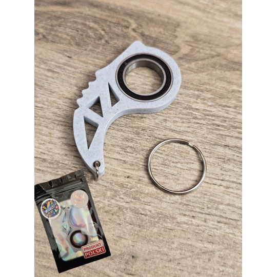 Keyspinner Marmurowy - Brelok Druk3d KeyRambit KeyFlipper fidget mixGadzet