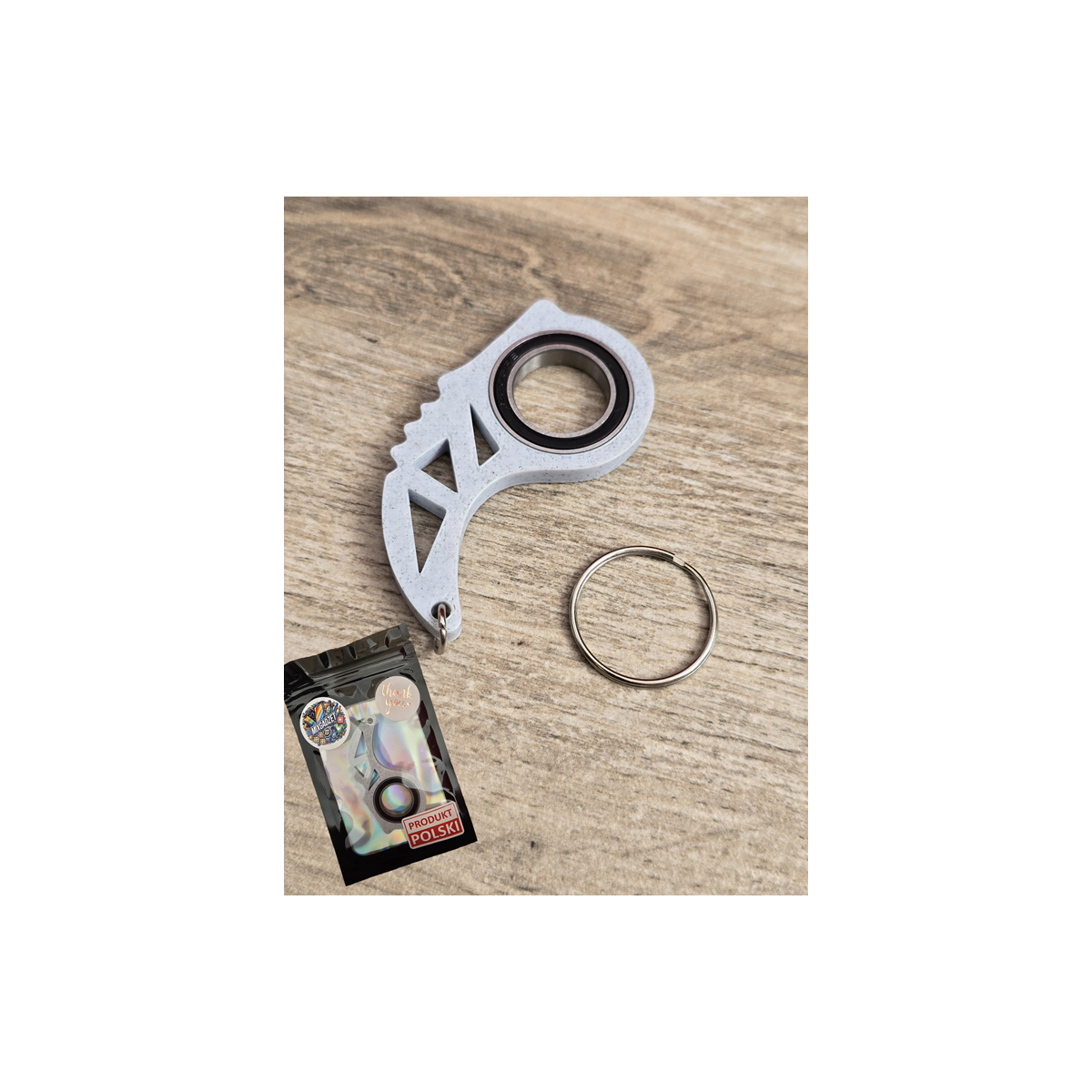 Keyspinner Marmurowy - Brelok Druk3d KeyRambit KeyFlipper fidget mixGadzet