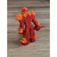 Figurka Żywiołaka Strażnika Mocy Ognia 3d - Druk3d fidget mixGadzet