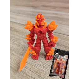 Breloczek Żywiołaka Strażnika Mocy Ognia 3D - Brelok Druk3d fidget Keychain