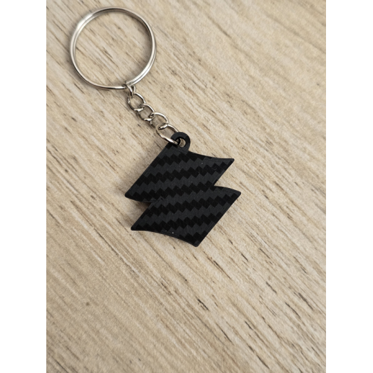 Breloczek Suzuki - Świeci w Nocy! 3d - Druk3d fidget Keychain mixGadzet
