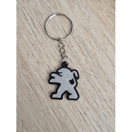 Breloczek Peugeot - Świeci w Nocy! 3d - Druk3d fidget Keychain mixGadzet