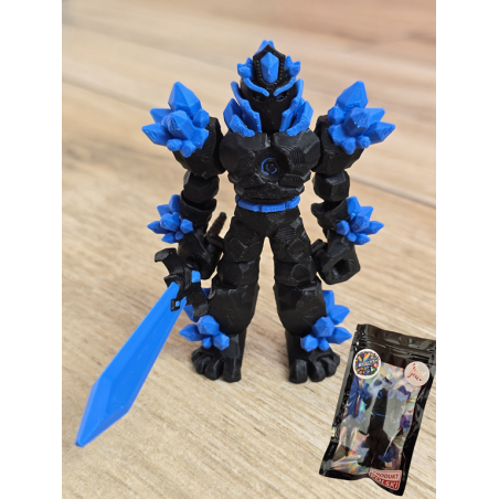 Figurka Żywiołaka Ciemna Strona Mocy Niebieski 3d - Druk3d fidget mixGadzet