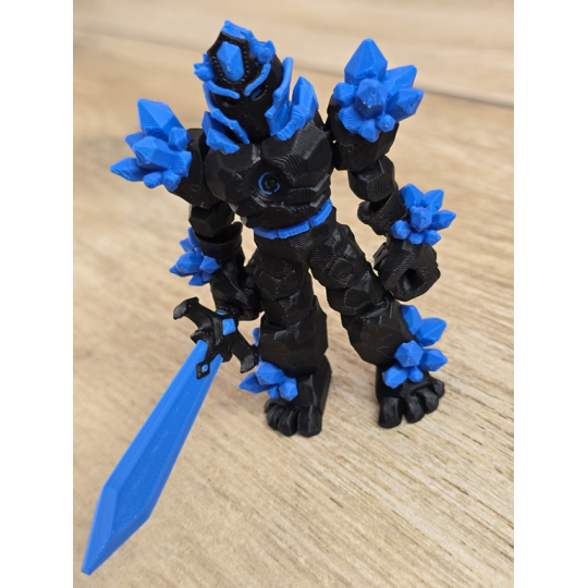 Figurka Żywiołaka Ciemna Strona Mocy Niebieski 3d - Druk3d fidget mixGadzet