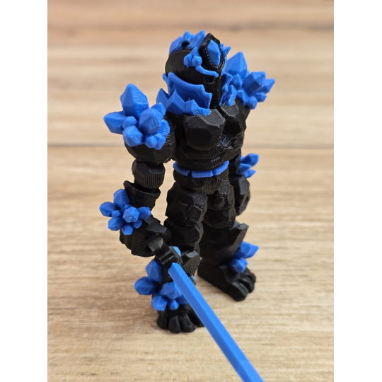 Figurka Żywiołaka Ciemna Strona Mocy Niebieski 3d - Druk3d fidget mixGadzet