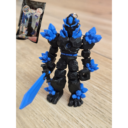 Breloczek Żywiołaka Ciemna Strona Mocy Niebieski 3D -Druk3d fidget Keychain