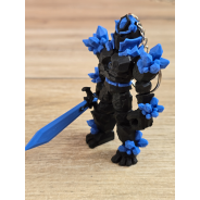 Breloczek Żywiołaka Ciemna Strona Mocy Niebieski 3D -Druk3d fidget Keychain