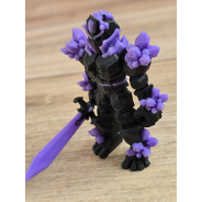 Figurka Żywiołaka Ciemna Strona Mocy Fioletowy 3d - Druk3d fidget mixGadzet