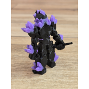 Figurka Żywiołaka Ciemna Strona Mocy Fioletowy 3d - Druk3d fidget mixGadzet