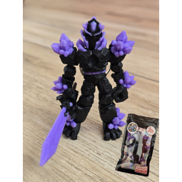 Breloczek Żywiołaka Ciemna Strona Mocy Fioletowy 3D -Druk3d fidget Keychain