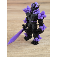 Breloczek Żywiołaka Ciemna Strona Mocy Fioletowy 3D -Druk3d fidget Keychain