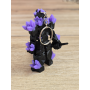 Breloczek Żywiołaka Ciemna Strona Mocy Fioletowy 3D -Druk3d fidget Keychain