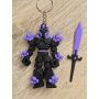 Breloczek Żywiołaka Ciemna Strona Mocy Fioletowy 3D -Druk3d fidget Keychain