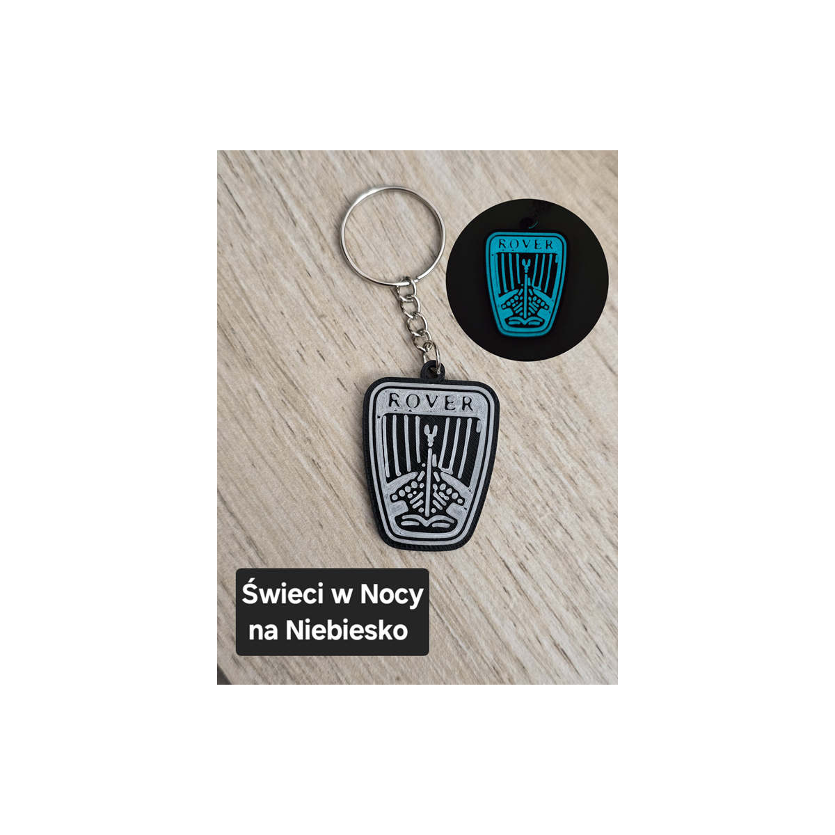 Breloczek Rover- Świeci w Nocy! 3d - Druk3d fidget Keychain mixGadzet