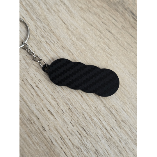 Breloczek Audi - Świeci w Nocy! 3d - Druk3d fidget Keychain mixGadzet