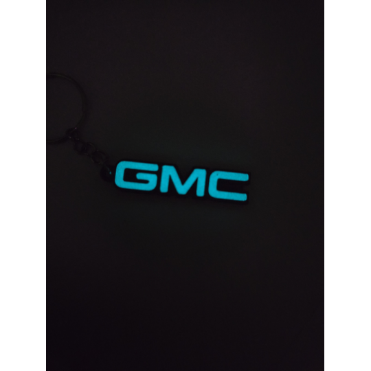 Breloczek GMC - Świeci w Nocy! 3d - Druk3d fidget Keychain mixGadzet