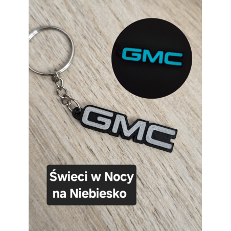 Breloczek GMC - Świeci w Nocy! 3d - Druk3d fidget Keychain mixGadzet