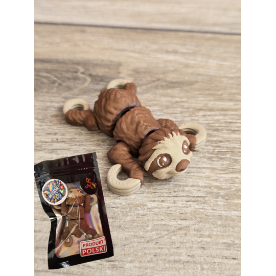 Figurka Leniwca 3D - Druk3d fidget mixGadzet
