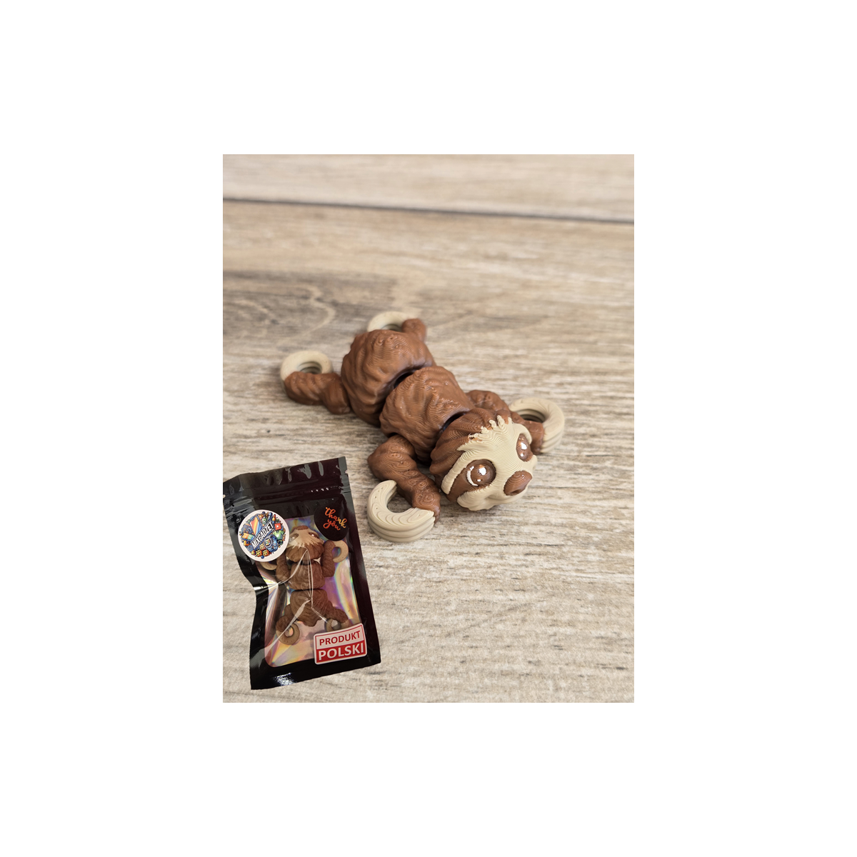 Figurka Leniwca 3D - Druk3d fidget mixGadzet