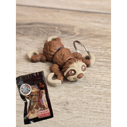 Breloczek Leniwca 3D - Brelok Druk3d fidget Keychain mixGadzet
