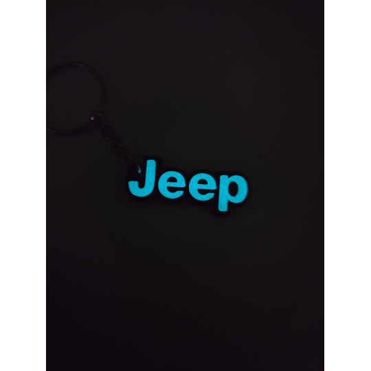 Breloczek Jeep - Świeci w Nocy! 3d - Druk3d fidget Keychain mixGadzet