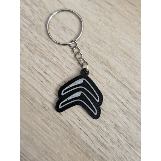 Breloczek Citroen - Świeci w Nocy! 3d - Druk3d fidget Keychain mixGadzet