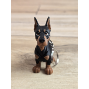 Breloczek Dobermana 3D - Brelok Druk3d fidget Keychain mixGadzet