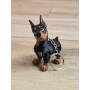 Breloczek Dobermana 3D - Brelok Druk3d fidget Keychain mixGadzet