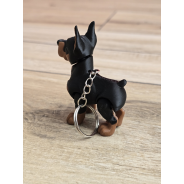Breloczek Dobermana 3D - Brelok Druk3d fidget Keychain mixGadzet
