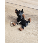 Breloczek Dobermana 3D - Brelok Druk3d fidget Keychain mixGadzet