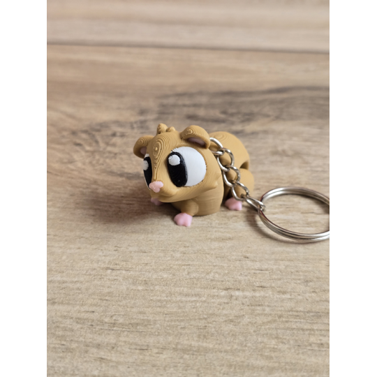 Breloczek Świnki Morskiej 3D - Brelok Druk3d fidget Keychain mixGadzet