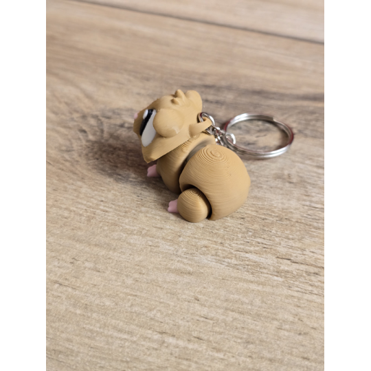 Breloczek Świnki Morskiej 3D - Brelok Druk3d fidget Keychain mixGadzet